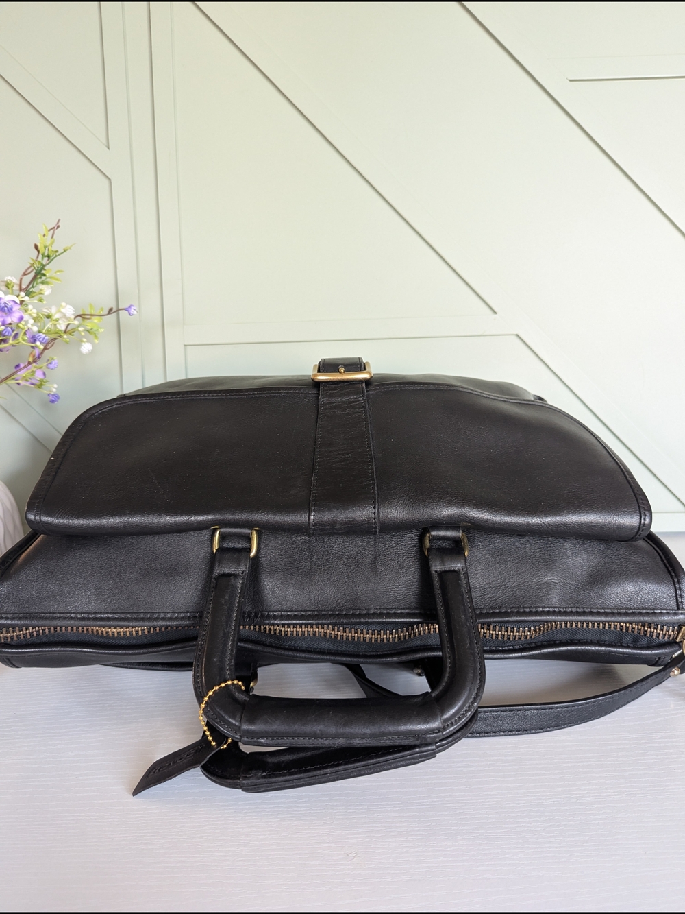 Vintage Coach Harrison Briefcase (Style #5283). - Picture 11 of 16